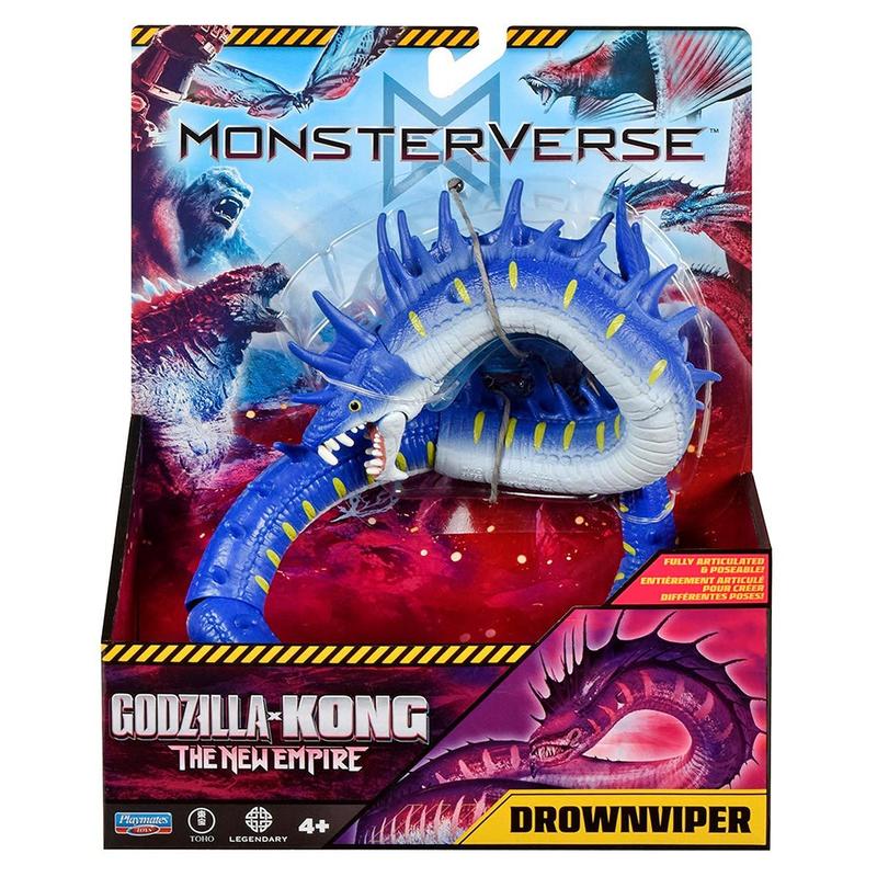 Godzilla x Kong, Boneco Drownviper de 15cm - Novo Império
